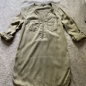 Express olive dress